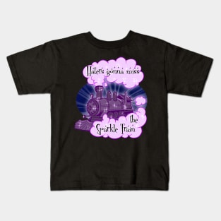 Haters Gonna Miss the Sparkle Train Kids T-Shirt